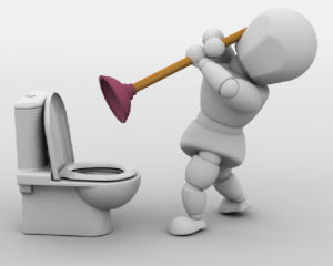unclogging-a-toilet unclogging-a-toilet